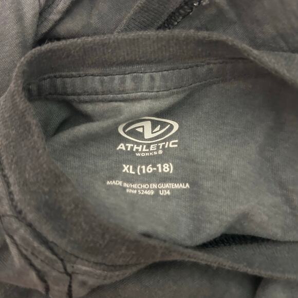 Athletic Carbon Gray Women Cut Out Back Crewneck Muscle Tank Top Shirt SZ XL - Picture 8 of 8